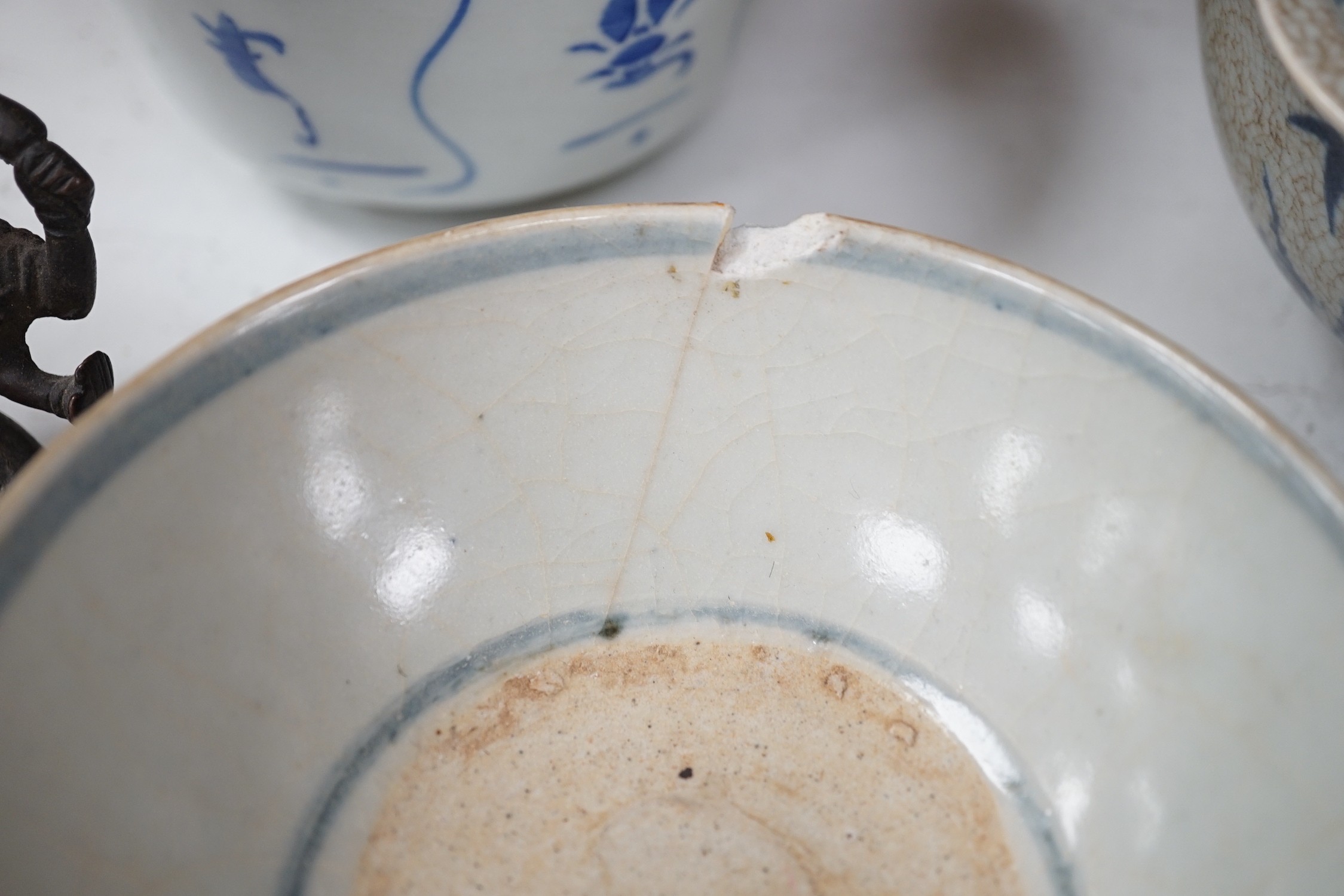 A quantity of Chinese and Japanese ceramics etc.
